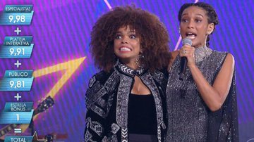 Popstar: Após falha técnica no som, Tais Araújo chama urgente o comercial - Reprodução/TV Globo