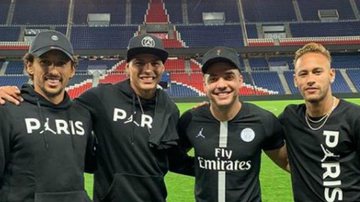 Craques da Seleção recebem Wesley Safadão e Neymar manda presente especial para Yudhy - Reprodução Instagram