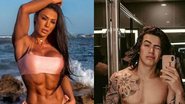 Whindersson Nunes exibe boa forma e Gracyanne Barbosa elogia barriga sarada - Reprodução Instagram