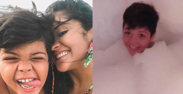 Mileide Mihaile curte noite de banheira com Yudhy - Reprodução Instagram