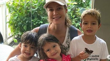 Luana Piovani e os filhos Dom, Liz e Bem - Reprodução/Instagram
