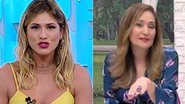 Ao vivo em suas emissoras, Sonia Abrão e Livia Andrade trocam farpas - Reprodução