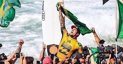Gabriel Medina é bicampeão mundial de surfe - Reprodução/Instagram