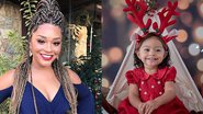 Juliana Alves quebra a internet ao mostrar o ensaio de Natal da filha, Yolanda - Reprodução / Instagram; Dani Badaró