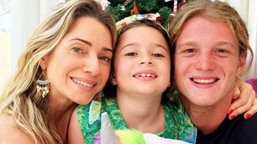 Leticia Spiller com os dois filhos, Stella e Pedro Novaes - Reprodução / Instagram