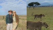 Depois de Moçambique, Luciano Huck e Angélica curtem safári na Tanzânia: ''Foi lindo'' - Reprodução Instagram