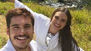 Juliana Paiva maquia Nicolas Prattes e se diverte: ''Amor de bastidor'' - Reprodução Instagram