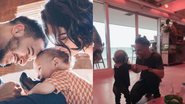Junior Lima derrete fãs ao receber visita especial do filho em seu show - Reprodução Instagram