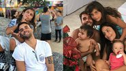 Marcelo, Daniel Cady, Ivete Sangalo e as gêmeas, Marina e Helena - Reprodução / Instagram