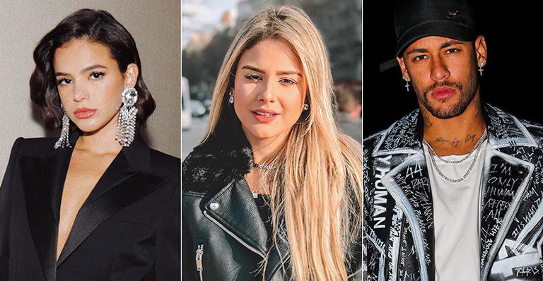 Bruna Marquezine, Rafaela Porto e Neymar - Reprodução / Instagram