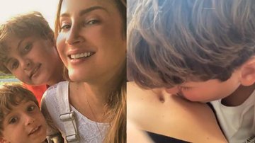 Claudia Leitte ganha carinho dos filhos e mostra empolgação dos meninos - Reprodução / Instagram