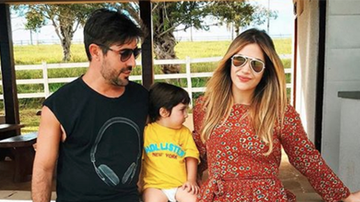 Sandro Pedroso, Noah e Jéssica Beatriz Costa - Reprodução / Instagram