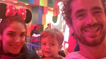 Felipe Andreoli, Rafa Brites e o filho Rocco - Reprodução/Instagram