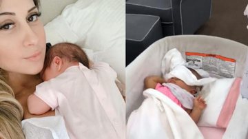 Mayra Cardi usa berço de loja para fazer a filha dormir: ''Uma beleza'' - Reprodução / Instagram