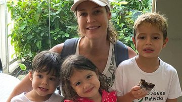 Luana Piovani e os filhos, Bem, Liz e Dom - Reprodução/Instagram