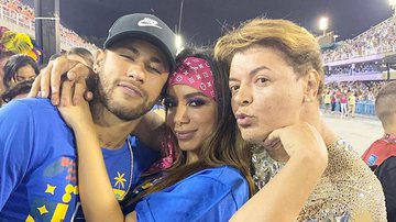 Neymar Jr, Anitta e David Brazil - Reprodução / Instagram