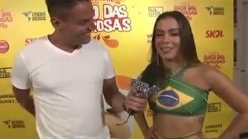 Anitta surpreende ao falar do beijo em Neymar Jr - Reprodução