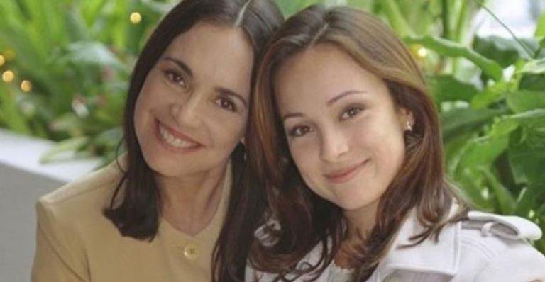 Regina Duarte e Gabriela Duarte na novela 'Por Amor' - Globo