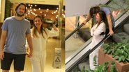 Adriana Esteves e Vladmir Britcha trocam carinhos em shopping - Divulgção / AgNews / Daniel Delmiro