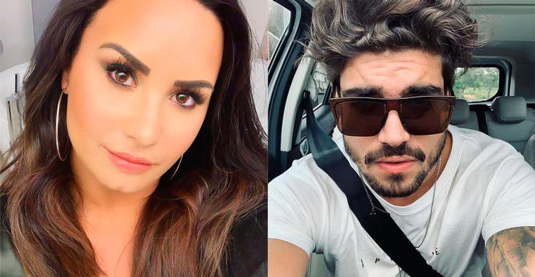 Demi Lovato e Caio Castro - Reprodução/Instagram