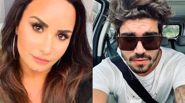 Demi Lovato e Caio Castro - Reprodução/Instagram