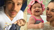 José Loreto e Débora Nascimento com a filha, Bella - Reprodução / Instagram