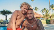 Neymar Jr e o filho Davi Lucca - Reprodução/Instagram