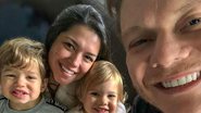 Thais Fersoza, o marido Michel Teló e o filhos Teodoro e Melinda - Reprodução/Instagram