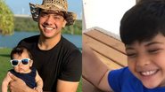 Wesley Safadão grava Yudhy dando papinha para o irmão e derrete fãs - Reprodução / Instagram