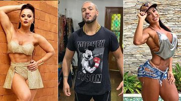 Viviane Araújo, Belo e Gracyanne Barbosa - Reprodução / Instagram