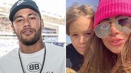 Neymar Jr, Davi Lucca e Rafaella Santos - Reprodução/Instagram