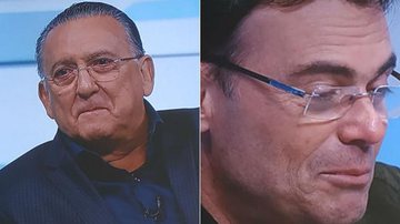 Galvão Bueno faz Tino Marcos chorar ao lembrar drama vivido pelo jornalista - Reprodução