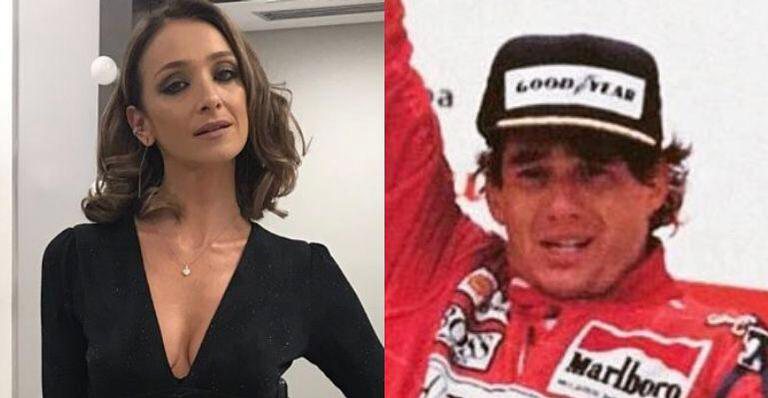 Sabrina Parlatore e Ayrton Senna - Reprodução/Instagram