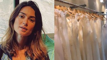 Thaila Ayala prova pela primeira vez vestido de noiva e divide ansiedade com fãs - Reprodução / Instagram