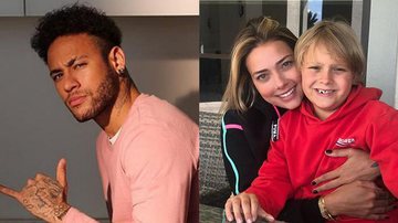 Neymar Jr, Carol Dantas e Davi Lucca - Reprodução / Instagram