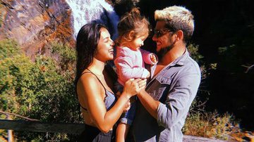 Yanna Lavigne, a filha Madalena e o marido Bruno Gissoni - Reprodução/Instagram