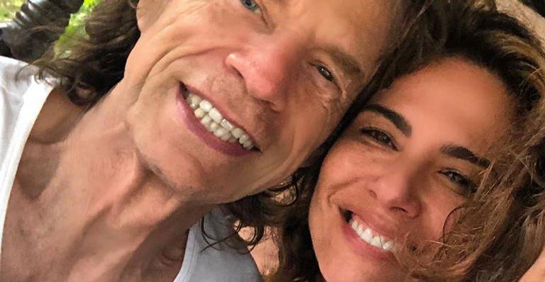 Mick Jagger e Luciana Gimenez - Reprodução/Instagram