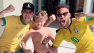 Neymar Jr, Davi Lucca e um amigo - Reprodução/Instagram
