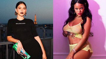 Brunna Marquezine e Rihanna - Reprodução/Instagram