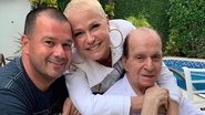 Xuxa com Mário Lúcio Vaz e o filho dele, Mariozinho - Reprodução / Instagram