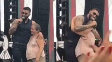 Gusttavo Lima convida fã de 70 anos ao palco e emociona público com gesto - Reprodução / Instagram