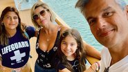 Flávia Alessandra, Otaviano Costa e as filhas, Giulia e Olívia - Reprodução/Instagram