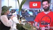 Ana Maria Braga e Cauê Fabiano no 'Mais Você' - Reprodução/TV Globo