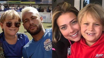 Davi Lucca, Neymar Jr e Carol Dantas - Reprodução / Instagram