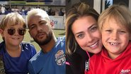 Davi Lucca, Neymar Jr e Carol Dantas - Reprodução / Instagram