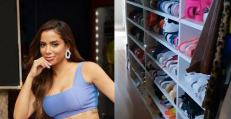 Anitta deixa fãs de queixo caído ao revelar seu closet - Reprodução / Instagram