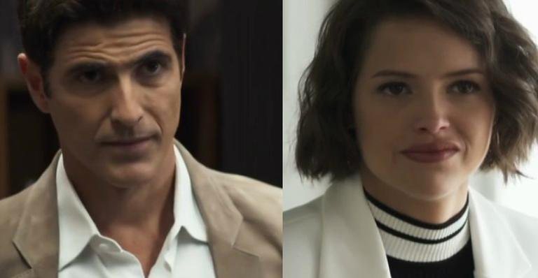 Reynaldo Gianecchini e Agatha Moreira em 'A Dona do Pedaço' - Reprodução/TV Globo