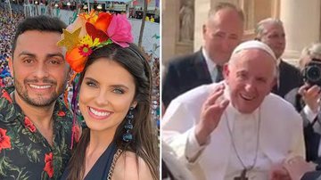 Mano Walter visita Papa Francisco durante viagem de lua de mel - Reprodução/Instagram