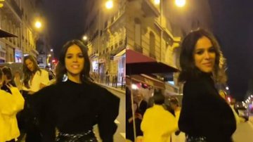 Bruna Marquezine dança muito ao lado das amigas nas ruas de Paris - Reprodução / Instagram