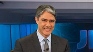 William Bonner dá bronca e ironiza erro da equipe durante reportagem do Rock in Rio - Globo / Estevam Avellar